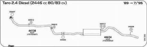 Sigam 034007 - Уплътнителен пръстен, изпуск. тръба vvparts.bg