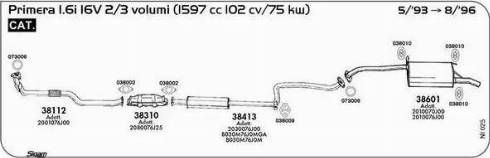 Sigam 038010 - Скоба, изпускателна система vvparts.bg