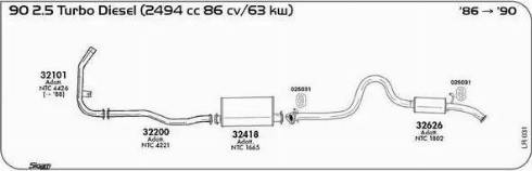 Sigam 025031 - Скоба, изпускателна система vvparts.bg