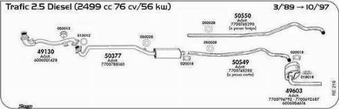 Sigam 050008 - Уплътнителен пръстен, изпуск. тръба vvparts.bg