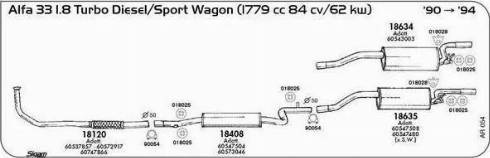 Sigam 018025 - Скоба, изпускателна система vvparts.bg