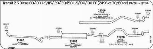 Sigam 025011 - Уплътнение, изпускателни тръби vvparts.bg