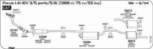 Sigam 025062 - Уплътнение, изпускателни тръби vvparts.bg