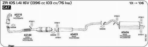 Sigam 025008 - Уплътнение, изпускателни тръби vvparts.bg