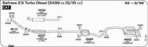 Sigam 040037 - Уплътнение, изпускателни тръби vvparts.bg