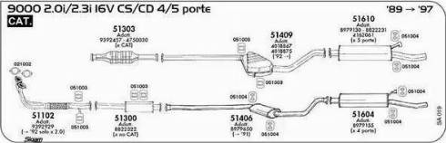 Sigam 021002 - Уплътнение, изпускателни тръби vvparts.bg