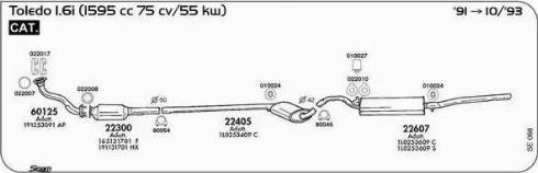 Sigam 022008 - Уплътнителен пръстен, изпуск. тръба vvparts.bg