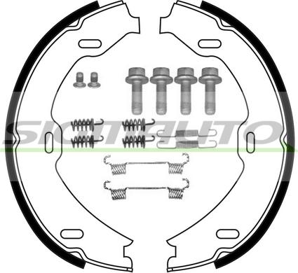 SIGMAUTO 1498-1 - Комплект спирачна челюст, ръчна спирачка vvparts.bg