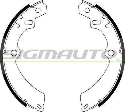 SIGMAUTO SFA059 - Комплект спирачна челюст vvparts.bg