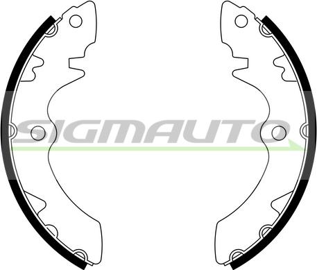 SIGMAUTO SFA905 - Комплект спирачна челюст vvparts.bg