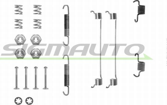 SIGMAUTO SK0651 - Комплект принадлежности, спирани челюсти vvparts.bg