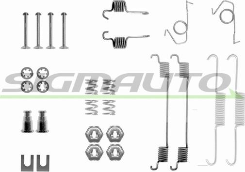 SIGMAUTO SK0626 - Комплект принадлежности, спирани челюсти vvparts.bg