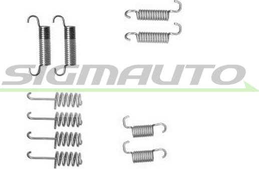 SIGMAUTO SK0004 - Комплект принадлежности, спирани челюсти vvparts.bg