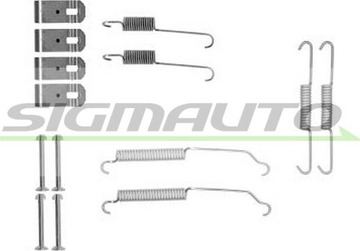 SIGMAUTO SK0015 - Комплект принадлежности, спирани челюсти vvparts.bg