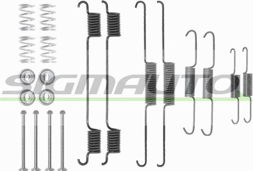 SIGMAUTO SK0817 - Комплект принадлежности, спирани челюсти vvparts.bg