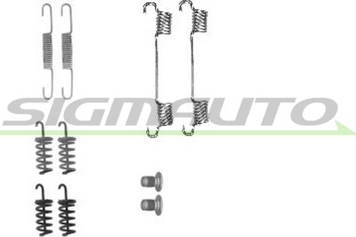 SIGMAUTO SK0874 - Комплект принадлежности, спирани челюсти vvparts.bg