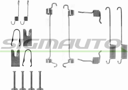 SIGMAUTO SK0751 - Комплект принадлежности, спирани челюсти vvparts.bg