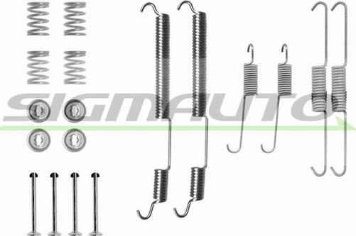 SIGMAUTO SK0753 - Комплект принадлежности, спирани челюсти vvparts.bg