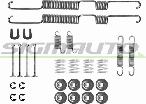 SIGMAUTO SK0730 - Комплект принадлежности, спирани челюсти vvparts.bg