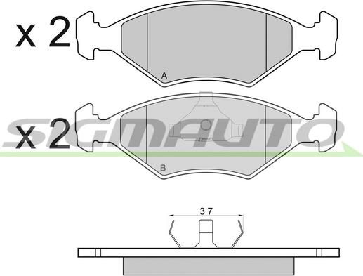 HELLA T1417 - Комплект спирачно феродо, дискови спирачки vvparts.bg