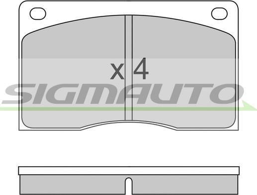 Delphi LP0017 - Комплект спирачно феродо, дискови спирачки vvparts.bg