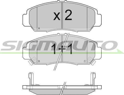 LUCAS GDB3240 - Комплект спирачно феродо, дискови спирачки vvparts.bg