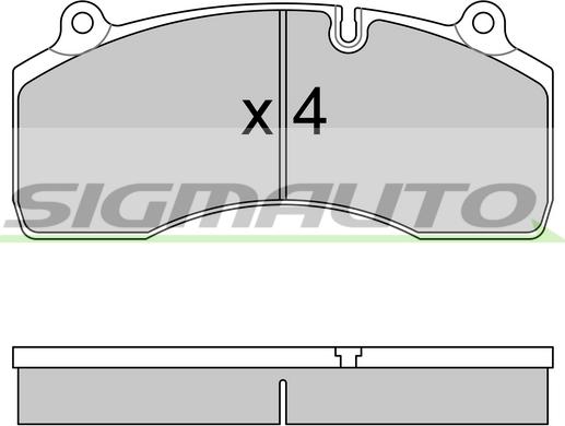 CAR PNT1051A - Комплект спирачно феродо, дискови спирачки vvparts.bg