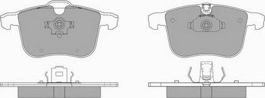 Simer 940 - Комплект спирачно феродо, дискови спирачки vvparts.bg