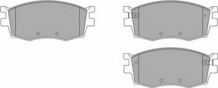 Simer 977 - Комплект спирачно феродо, дискови спирачки vvparts.bg