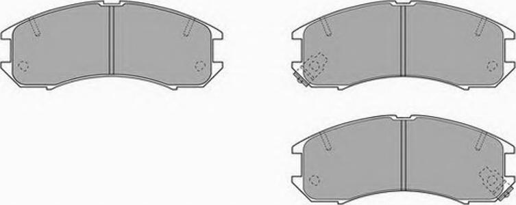 Simer 493 - Комплект спирачно феродо, дискови спирачки vvparts.bg