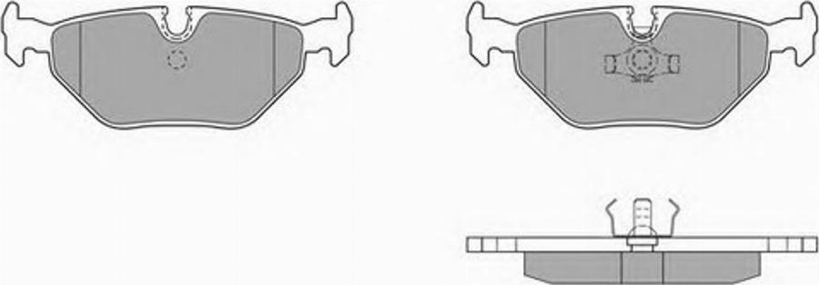 Simer 489 - Комплект спирачно феродо, дискови спирачки vvparts.bg