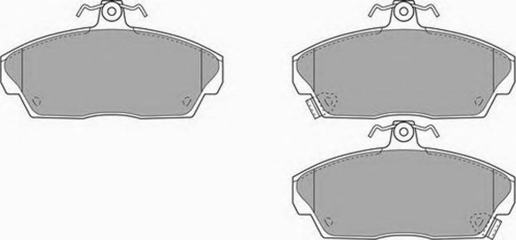 Simer 503 - Комплект спирачно феродо, дискови спирачки vvparts.bg