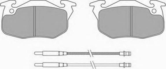 Simer 507 - Комплект спирачно феродо, дискови спирачки vvparts.bg