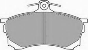 Simer 691 - Комплект спирачно феродо, дискови спирачки vvparts.bg