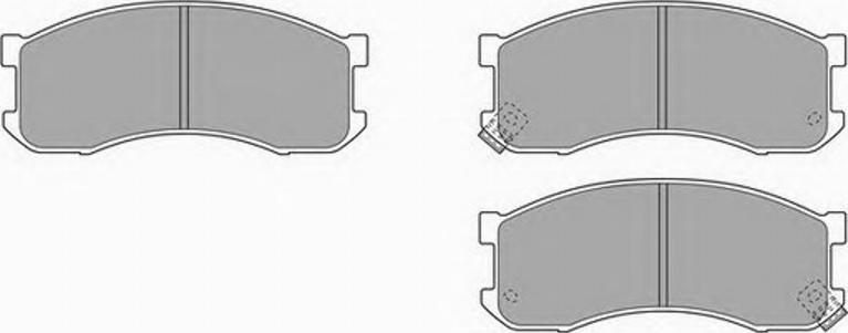 Simer 644 - Комплект спирачно феродо, дискови спирачки vvparts.bg