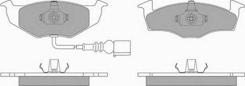 Simer 656.3 - Комплект спирачно феродо, дискови спирачки vvparts.bg