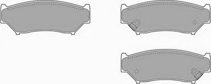 Simer 653 - Комплект спирачно феродо, дискови спирачки vvparts.bg