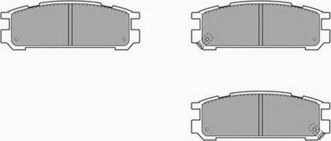 Simer 628 - Комплект спирачно феродо, дискови спирачки vvparts.bg