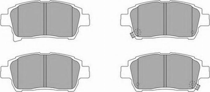 Simer 1048 - Комплект спирачно феродо, дискови спирачки vvparts.bg