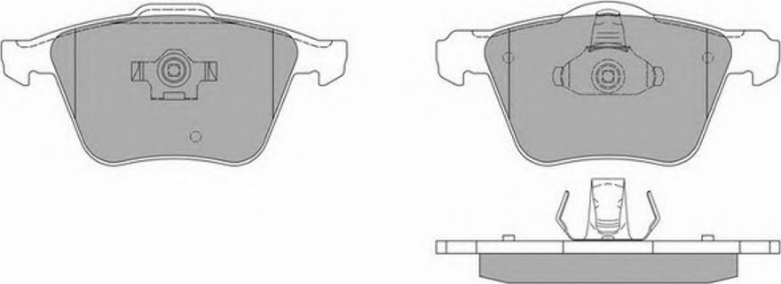 Simer 1002 - Комплект спирачно феродо, дискови спирачки vvparts.bg