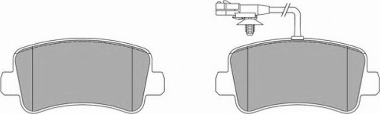 Simer 1084 - Комплект спирачно феродо, дискови спирачки vvparts.bg