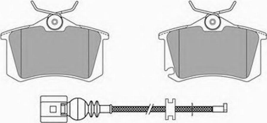 Simer 383.5 - Комплект спирачно феродо, дискови спирачки vvparts.bg