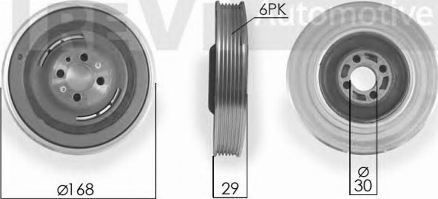 S&K SK531999 - Ремъчна шайба, колянов вал vvparts.bg