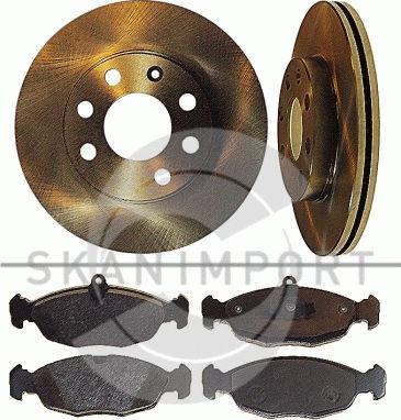 SKANIMPORT 624-1111 - Спирачен комплект, дискови спирачки vvparts.bg