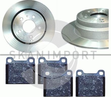 SKANIMPORT 624-1794 - Спирачен комплект, дискови спирачки vvparts.bg