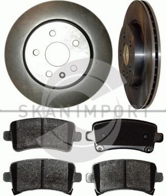 SKANIMPORT 624-2199 - Спирачен комплект, дискови спирачки vvparts.bg