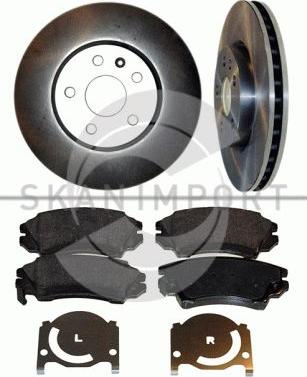 SKANIMPORT 624-2214 - Спирачен комплект, дискови спирачки vvparts.bg