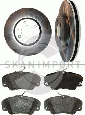 SKANIMPORT 624-2283 - Спирачен комплект, дискови спирачки vvparts.bg