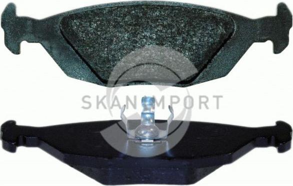 SKANIMPORT BB 8026 - Комплект спирачно феродо, дискови спирачки vvparts.bg