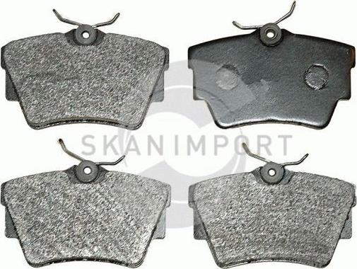 SKANIMPORT BHO 2389 - Комплект спирачно феродо, дискови спирачки vvparts.bg